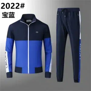 Lacoste Men's Waterproof Windbreaker Jacket&Pants Set Lightweight Running Suit Breathable Training Tracksuit for Sports&Casual Wear Free Shipping L2022