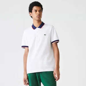 Lacoste Men's Polo Shirt 100% Cotton Classic Fit Short Sleeve Polo T-Shirt Golf Casual Wear On Sale Style L22319
