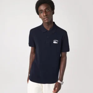 Lacoste Men's Polo Shirt 100% Cotton Classic Fit Short Sleeve Polo T-Shirt Golf Casual Wear On Sale L22323