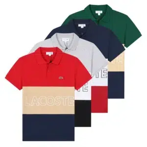 Lacoste Men's Polo Shirt 100% Cotton Classic Fit Short Sleeve Polo T-Shirt Golf Casual Wear On Sale L22333