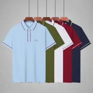 Lacoste Men's Polo Shirt 100% Cotton Classic Fit Short Sleeve Polo T-Shirt Golf Casual Wear On Sale L2405