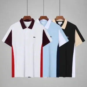 Lacoste Men's Polo Shirt 100% Cotton Classic Fit Short Sleeve Polo T-Shirt Golf Casual Wear On Sale L2406