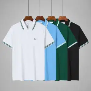 Lacoste Men's Polo Shirt 100% Cotton Classic Fit Short Sleeve Polo T-Shirt Golf Casual Wear On Sale L25212