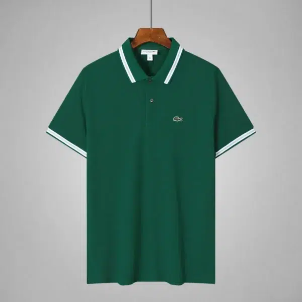 Lacoste Men's Polo Shirt 100% Cotton Classic Fit Short Sleeve Polo T-Shirt Golf Casual Wear On Sale L25212 - Image 4