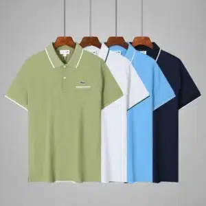 Lacoste Men's Polo Shirt 100% Cotton Classic Fit Short Sleeve Polo T-Shirt Golf Casual Wear On Sale L25213