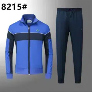 Lacoste Men's Waterproof Windbreaker Jacket&Pants Set Lightweight Running Suit Breathable Training Tracksuit for Sports&Casual Wear Free Shipping L8215