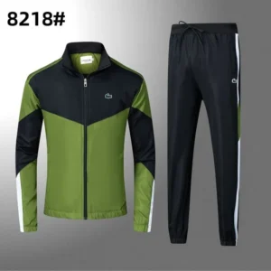 Lacoste Men's Waterproof Windbreaker Jacket&Pants Set Lightweight Running Suit Breathable Training Tracksuit for Sports&Casual Wear Free Shipping L8218