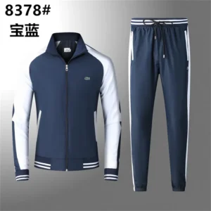 Lacoste Men's Waterproof Windbreaker Jacket&Pants Set Lightweight Running Suit Breathable Training Tracksuit for Sports&Casual Wear Free Shipping L8378