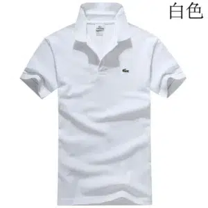 Lacoste Men's Polo Shirt 100% Cotton Classic Fit Short Sleeve Polo T-Shirt Golf Casual Wear On Sale L001